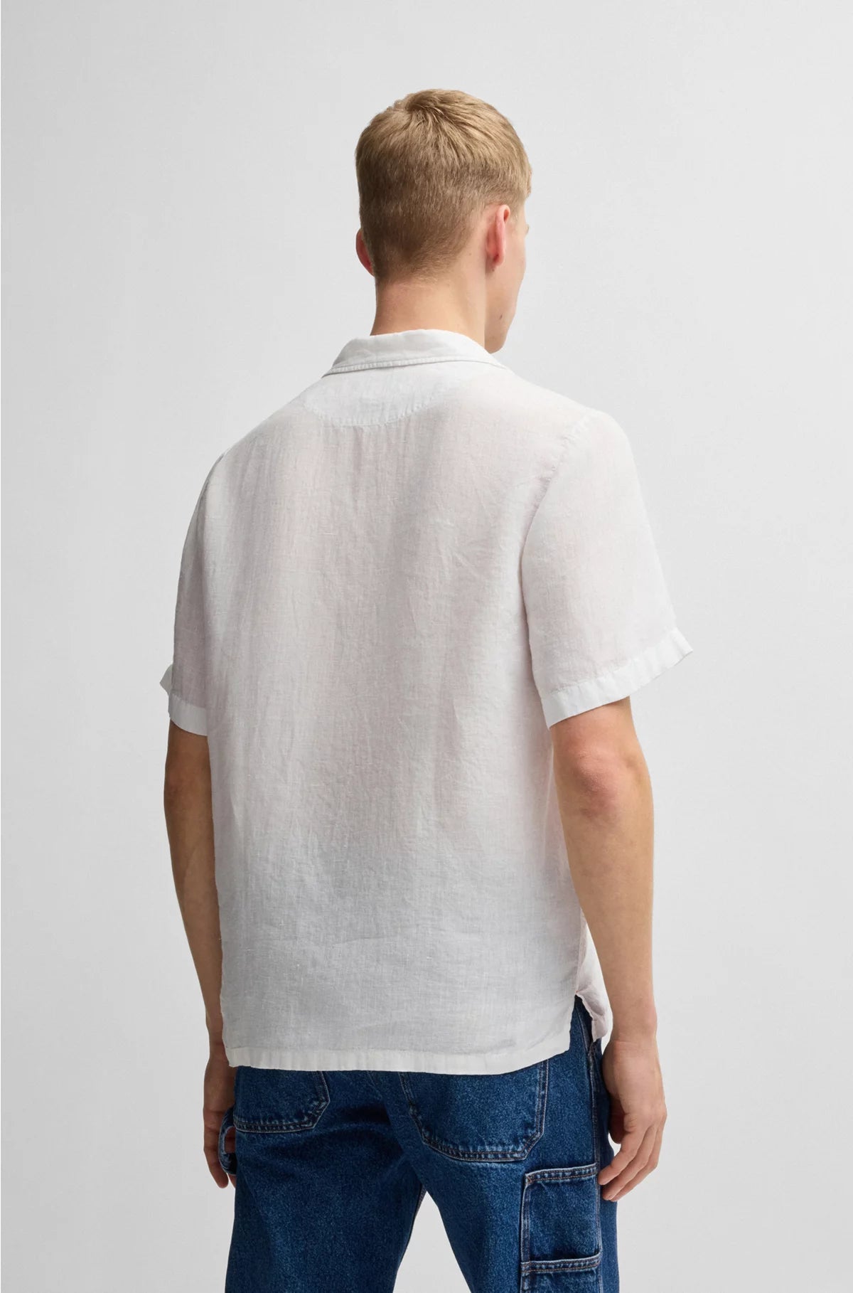 REGULAR-FIT SHIRT IN LINEN